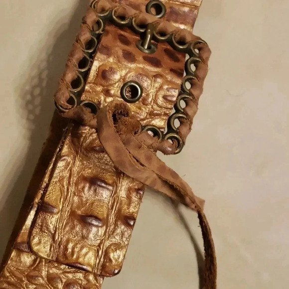 Garbo leather belt NWOT - Picture 2 of 3